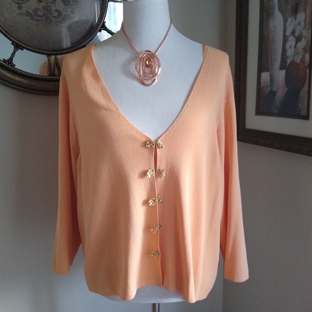 Studio I Women's  Cardigan Petite Top